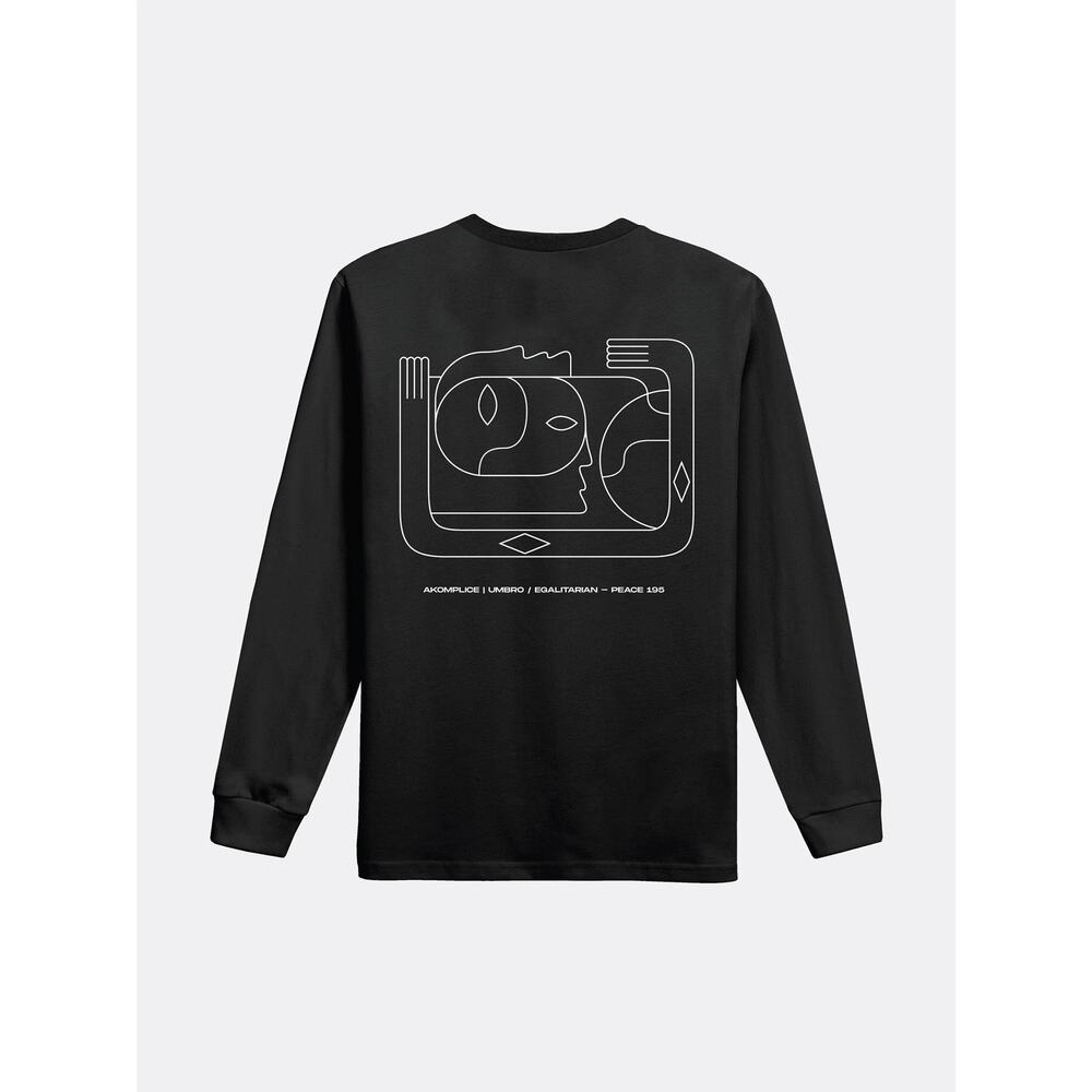 New - Black - AK + Umbro - UNO LS Tee